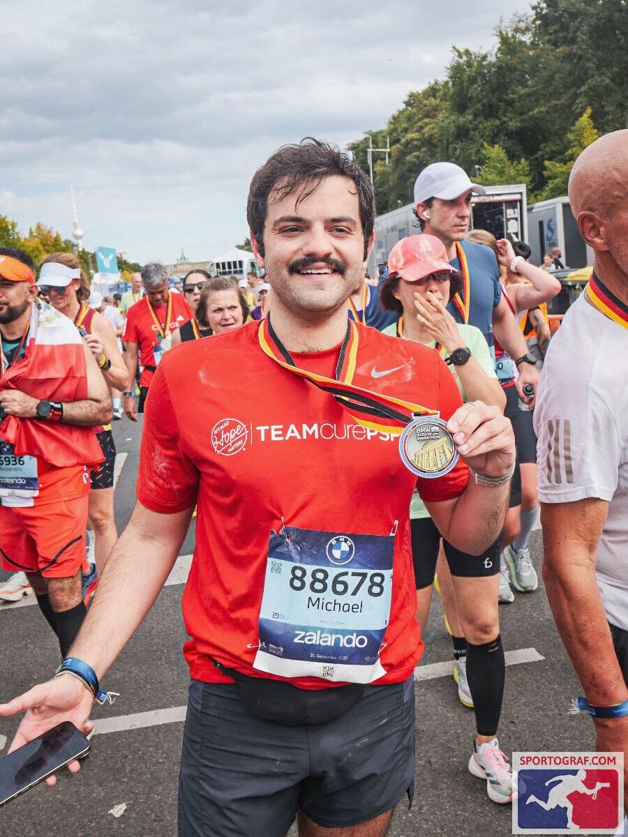 Michael Zarras at the Berlin Marathon